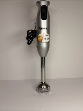 Cuisinart Smart Stick immersion blender in brushed chrome with a 200-watt motor